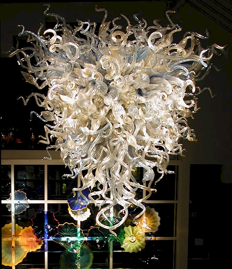 Dale Chihuly's chandeliers are stunning. Dale Chihuly is a phenomenon.
