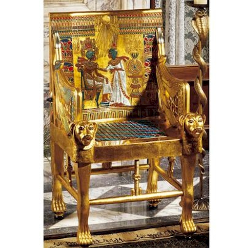 King Tutankhamen Throne Chair