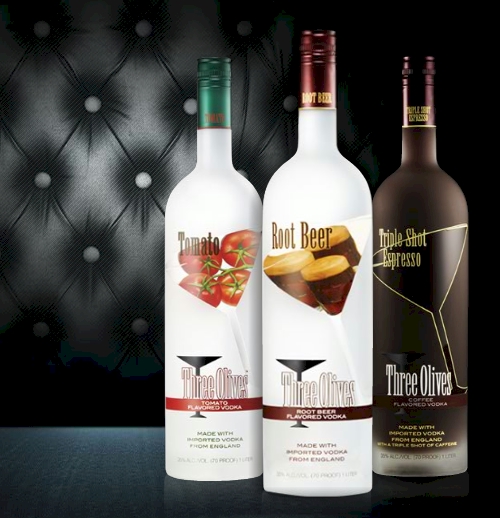 Three New Flavors From Three Olives–Tomato, Root Beer, and Triple Shot Espresso
