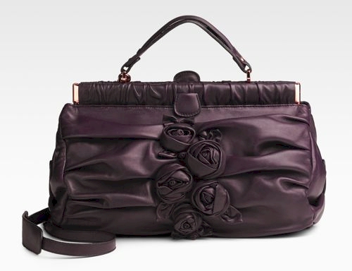 Valentino Jardin Rose Frame Handbag