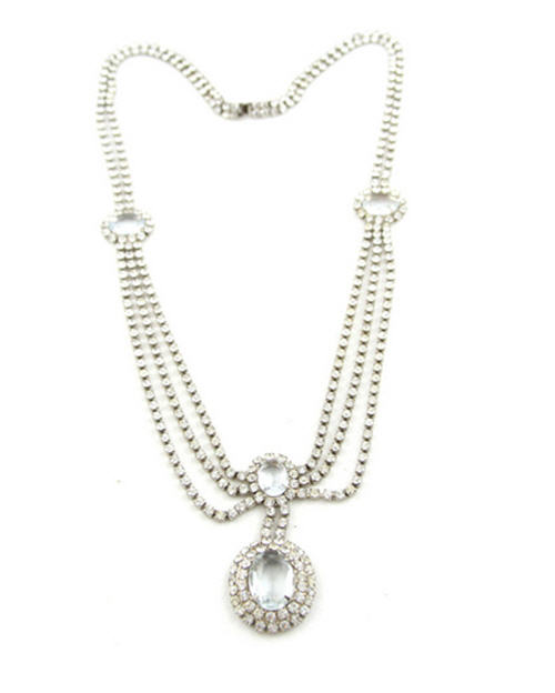 1930’s Deco Drop Pendant Necklace
