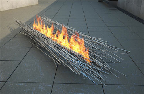 Anne Colombo Fire Sculptures