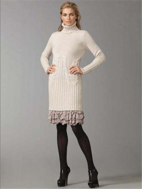 Fendi Turtleneck Sweater Dress