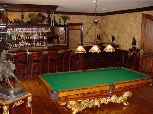 Bar and Pool Table