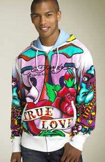 Ed Hardy ‘Blue Tiger’ Hoody