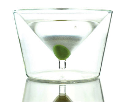 Inside Out Martini Glass