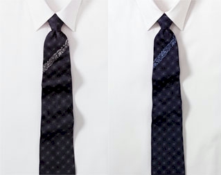 Versace Collection Vine Stripe Silk Tie