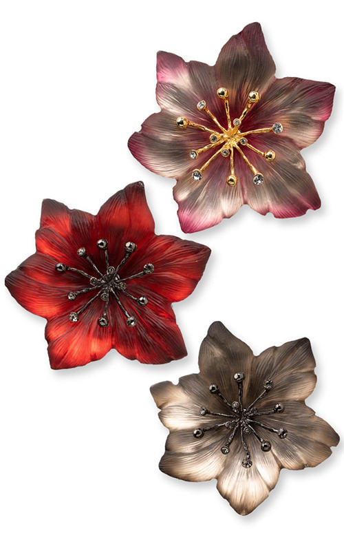 Alexis Bittar Amaryllis Flower Pin