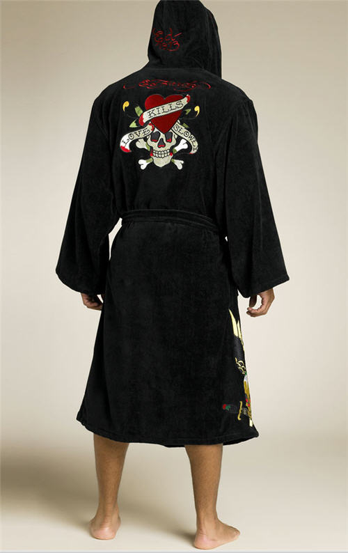 Ed Hardy French Terry Robe