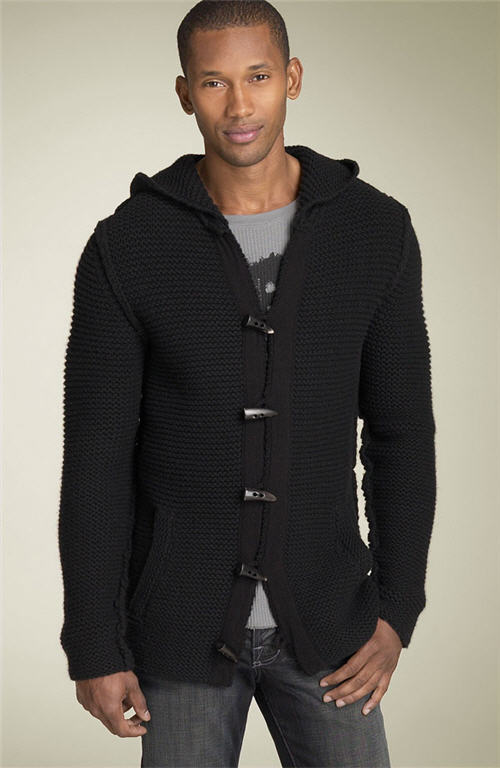 Juicy Couture Garter Stitch Wool Cardigan
