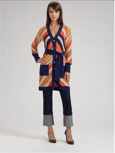 Avenue Fashions Deerfield on Great Sweater From Diane Von Furstenberg    Chevron Stripes Create