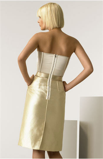 Dolce & Gabbana Strapless Bustier Dress