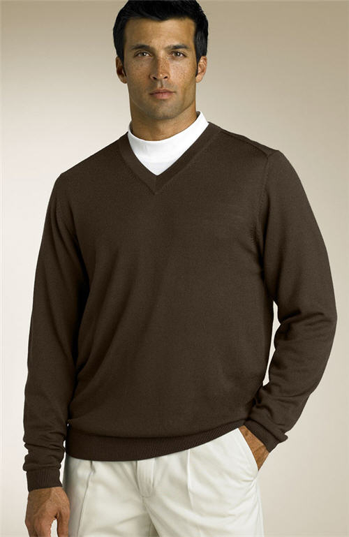 Tiger Woods Golf Apparel Washable Wool Sweater