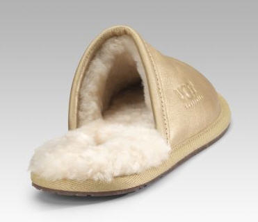 UGG Australia Pearlized Leather Slippers