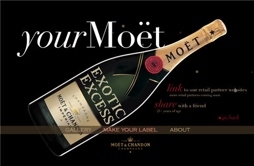Exotic Excess Moet & Chandon Champagne