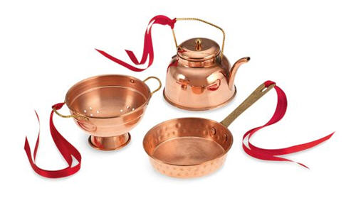 Williams-Sonoma Cook’s Tools Copper Ornaments
