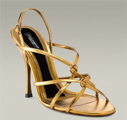 Dolce & Gabbana Strappy Sandal :  chic heels sandals shoes