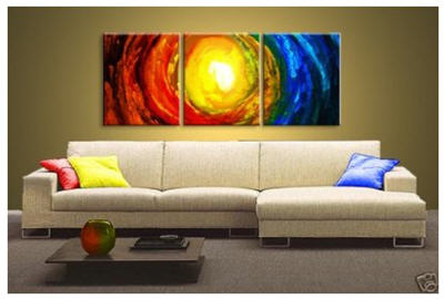“The Elements” Modern Abstract Art on Canvas