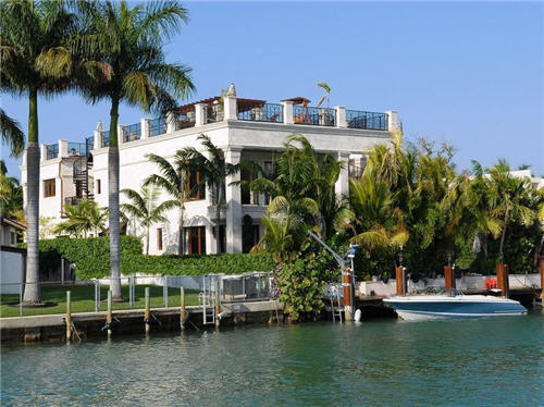 $7.9 Million Luxury Waterfront Mansion in Miami Beach, Florida