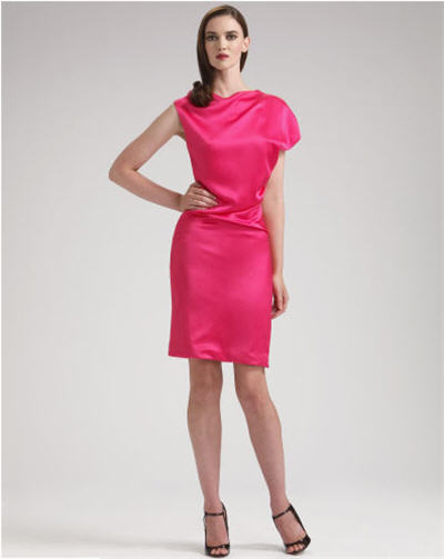 Alexander McQueen Silk Asymmetric Dress