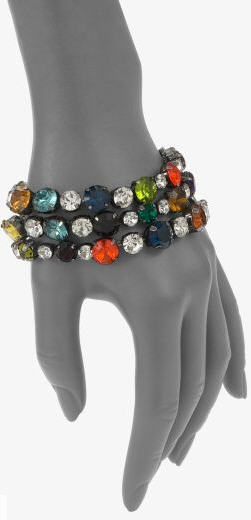 Vera Wang Multi-Color Rhinestone Bracelet 2
