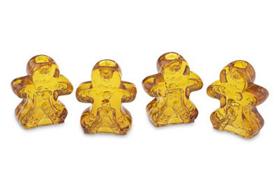 Gingerbread Man Tiny Taper Holders 2
