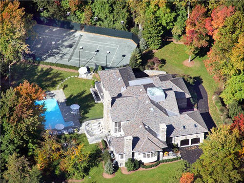 $12 Million Colonial Manor in Alpine New Jersey