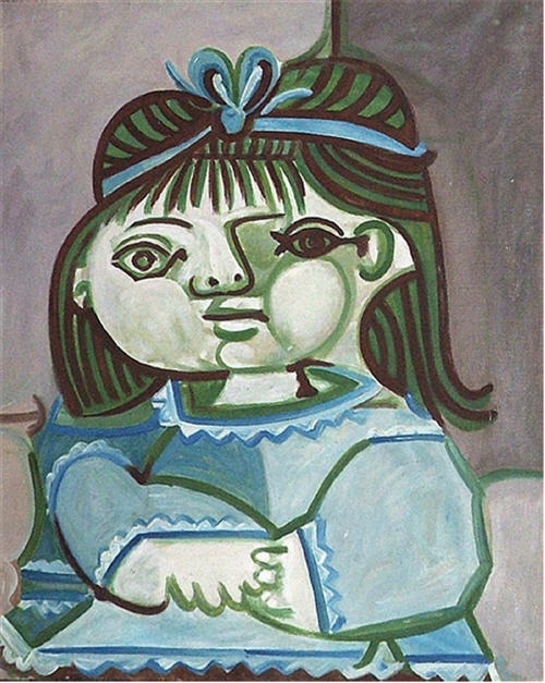 Never Before Exhibited Pablo Picasso Portrait at Heather James Fine Art