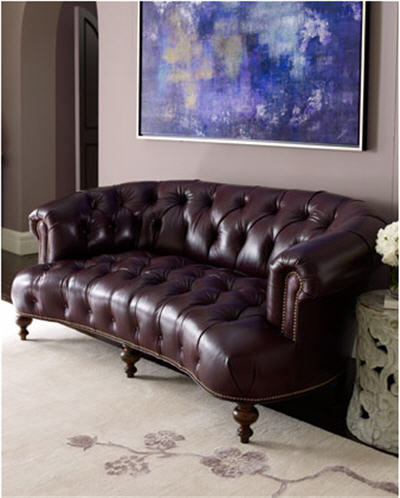 Pressley Leather Sofa
