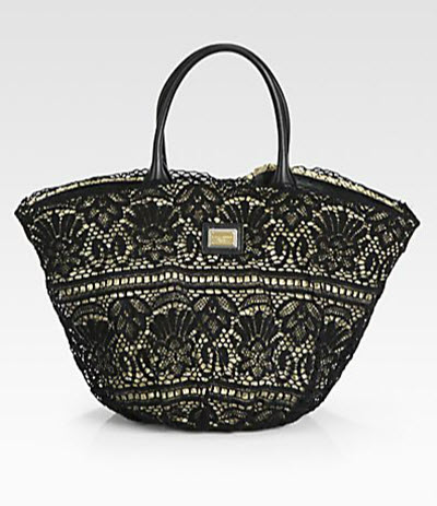 Dolce & Gabbana Lace Basket Bag