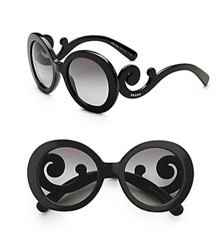 Prada Baroque Round Sunglasses 2