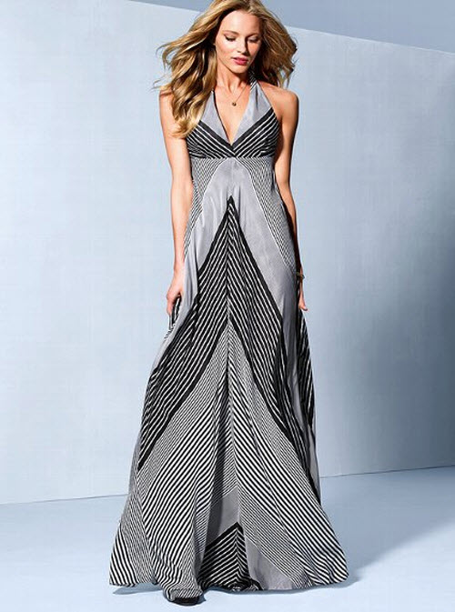 Victoria's Secret Stripe Maxi Dress
