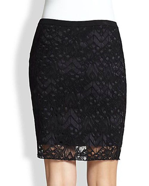 Eileen Fisher Lace Pencil Skirt 2