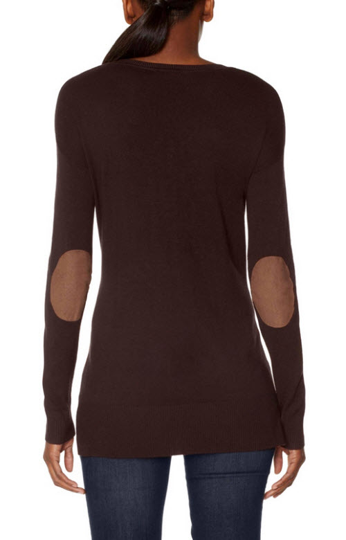 Elbow Patch V-Neck Sweater 4