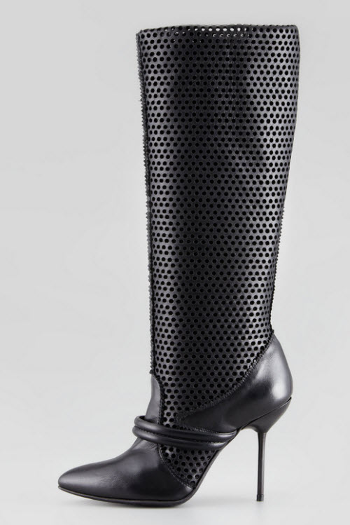 Pedro Garcia Darsy Perforated Tall Boot 2