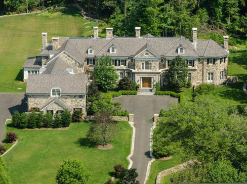 $19.9 Million Extraordinary Stone Georgian Mansion in Greenwich Connecticut