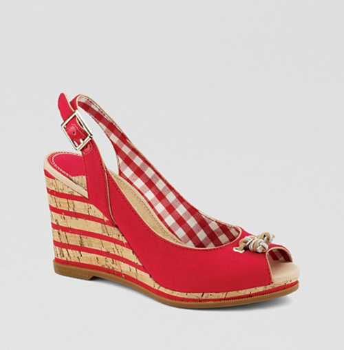 Sperry Top-Sider Mabel Peep Toe Platform Wedge Sandals