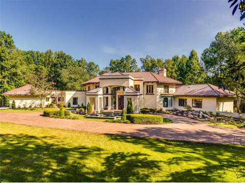 $2.8 Million Mediterranean Mansion in Charlotte North Carolina