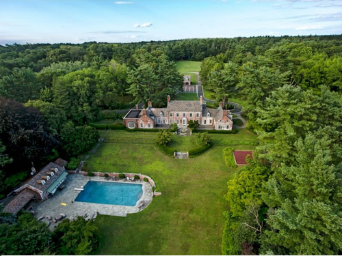$9.9 Million Brick Georgian Manor in Old Brookville New York