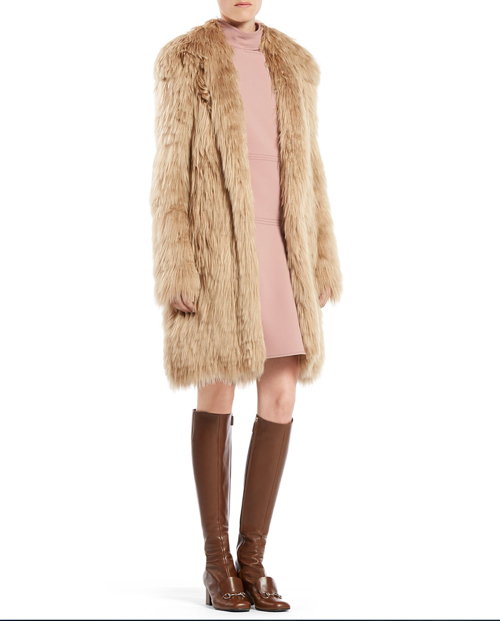 Gucci Single Breasted Alpaca Fur Jacket 3