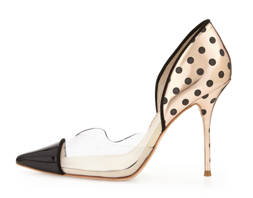 Sophia Webster Jessica Dotted Mixed-Media Pump 2