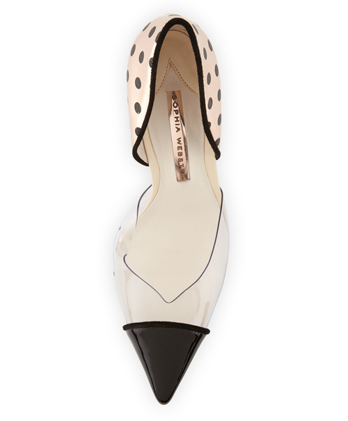 Sophia Webster Jessica Dotted Mixed-Media Pump 3