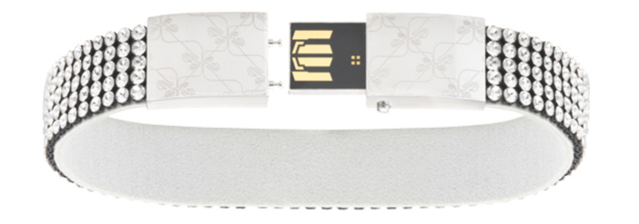 Swarovski Vilja USB Crystal Bracelet - Open View