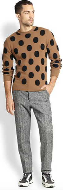 Men's Polka Dot Sweater