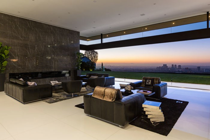 $55 Million Modern Masterpiece with Stunning Views in Los Angeles California 5