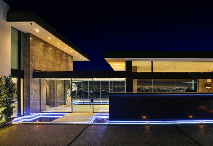 $55 Million Modern Masterpiece with Stunning Views in Los Angeles California