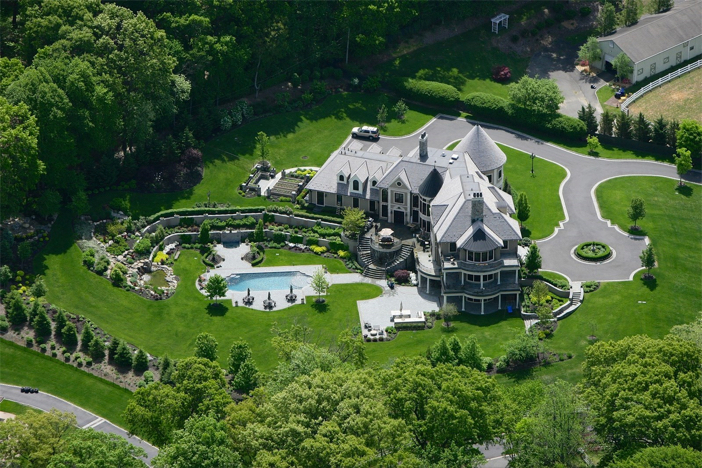 $14.5 Million Hilltop Colonial Mansion in New York