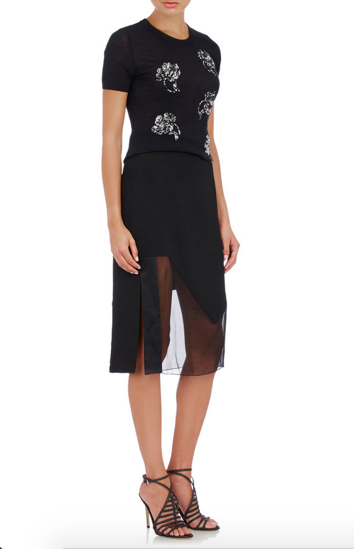 Prabal Gurung Textured Combo Skirt 4