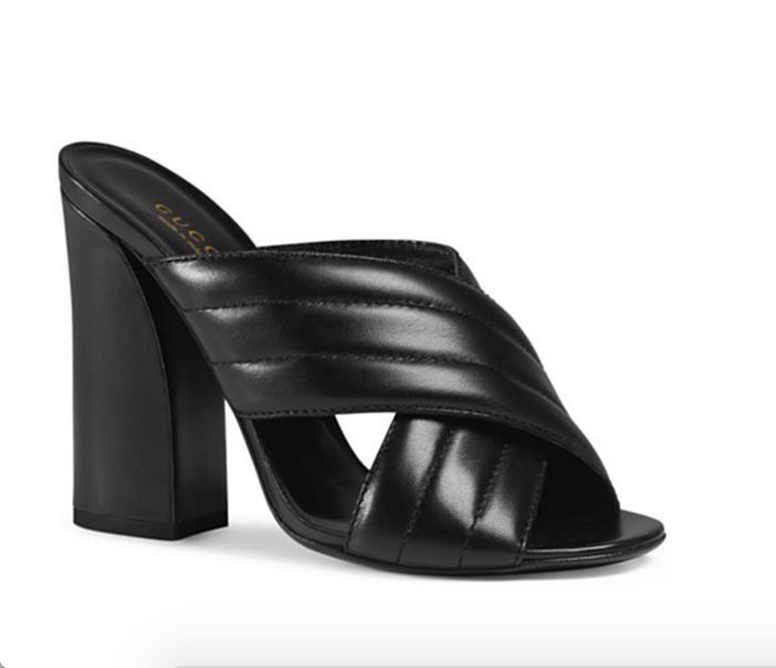 Gucci Sylvia Criss-Cross High Heel Sandals 4