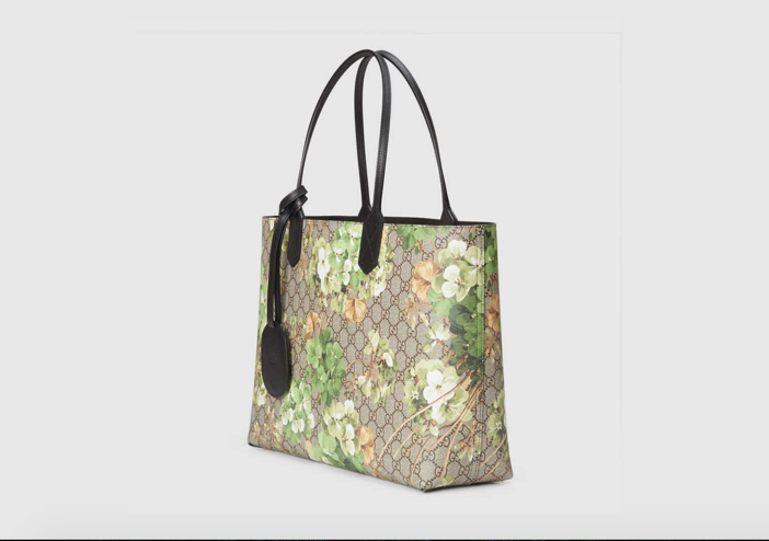 Gucci Reversible GG Blooms Leather Tote 2